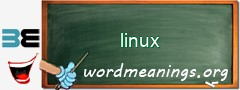 WordMeaning blackboard for linux